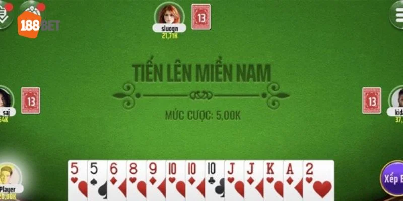 Đánh Bài Tiến Lên Miền Nam 188BET Chuẩn Quy Tắc Chơi Đánh bài Tiến lên miền Nam là trò chơi bài lá rất hấp dẫn.