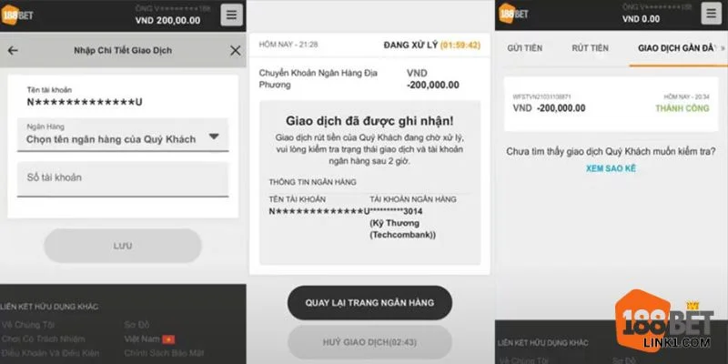 188BET - Link Vào 188 Bet Timberland Chính Thức Mới Nhất 11/2025 Người chơi khi thắng lớn lập tức có thể rút tiền về tài khoản cá nhân để tiêu xài.